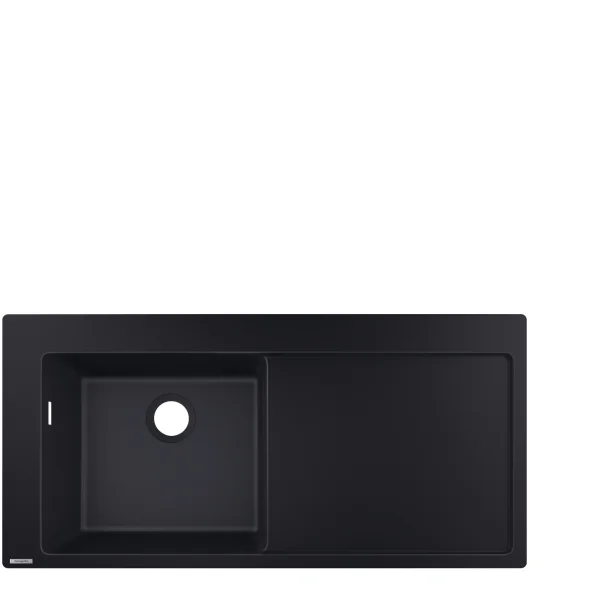 Hansgrohe S51 S5110-f450 Built-in Sink 450 With Drainer Black