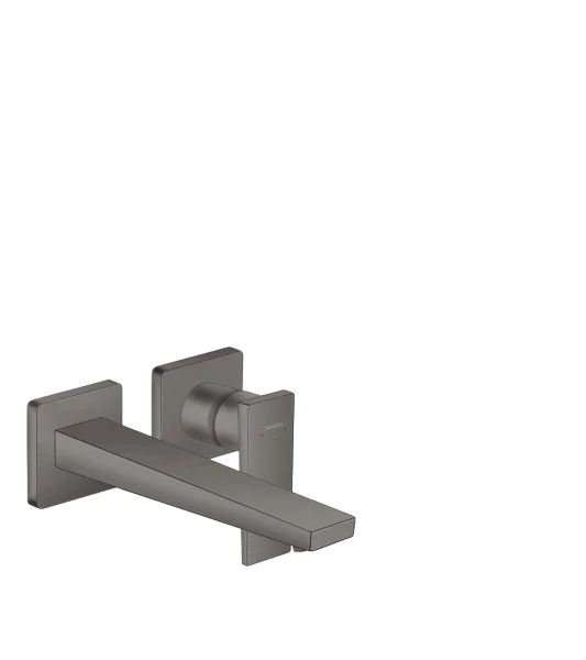 Hansgrohe Metropol Single Lever Basin Mixer With Lever Handle For Concealed Installation With Spout 225 Mm Brushed Black Chrome