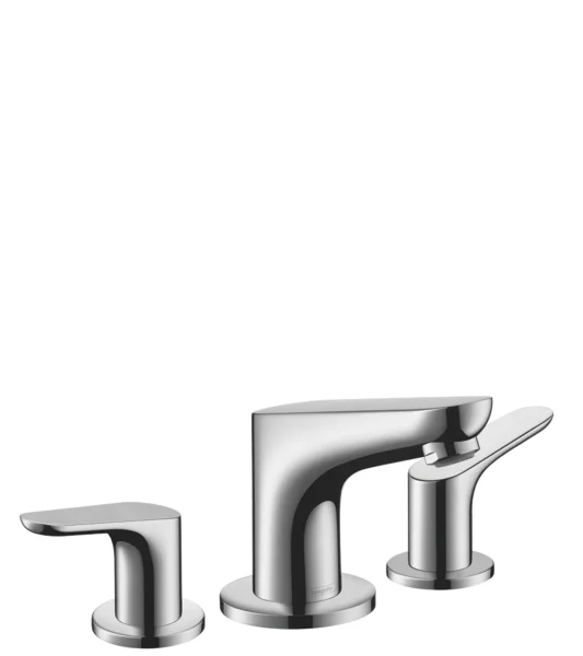Hansgrohe Focus 3-hole Basin Mixer 100 With Pop-up Waste Chrome