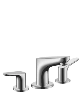 Hansgrohe Focus 3-hole Basin Mixer 100 With Pop-up Waste Chrome