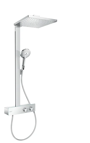 Hansgrohe Raindance E Showerpipe 300 1jet With Showertablet 350 Chrome