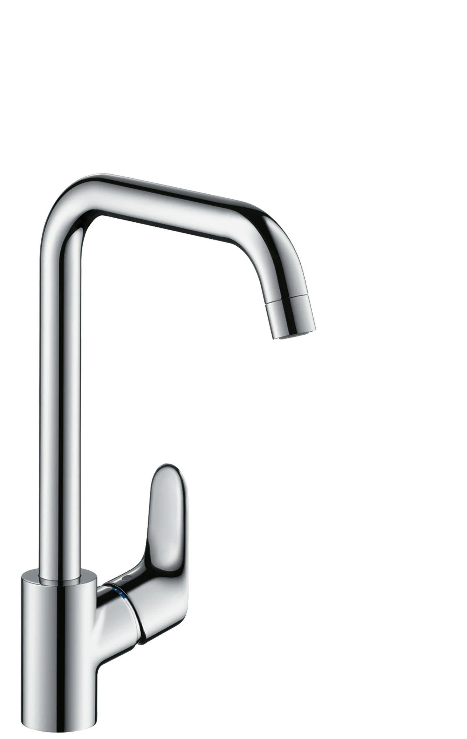 Hansgrohe Focus M41 Single Lever Kitchen Mixer 260 For Vented Hot Water Cylinders, Single Spray Mode Chrome