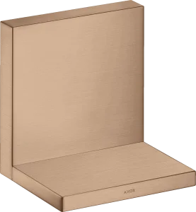 Axor Showersolutions Shelf 120 Mm X 120 Mm Brushed Red Gold