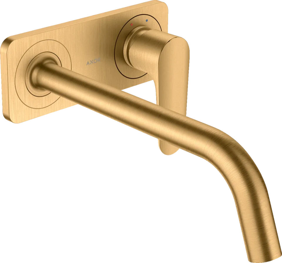 Axor Citterio M Manual Mixers 255 X 232 X 80mm Brass - Brushed product image - Image 1