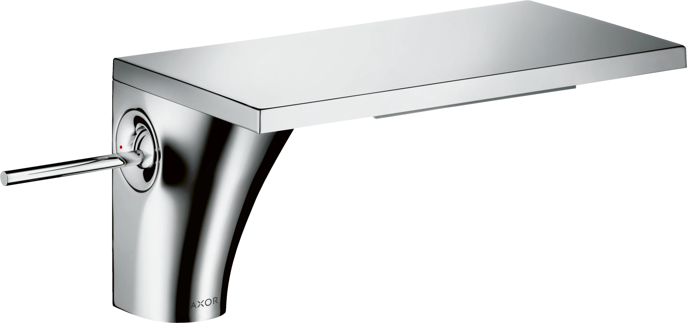 Axor Massaud Single Lever Basin Mixer 110 Without Waste Brushed Bronze