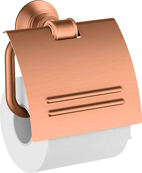 Axor Montreux Toilet Roll Holder With Cover Brushed Bronze