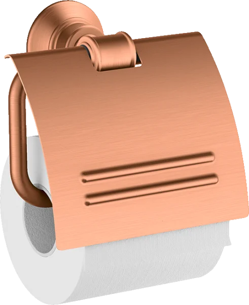 Axor Montreux Toilet Roll Holder With Cover Brushed Bronze