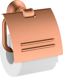 Axor Montreux Toilet Roll Holder With Cover Brushed Bronze