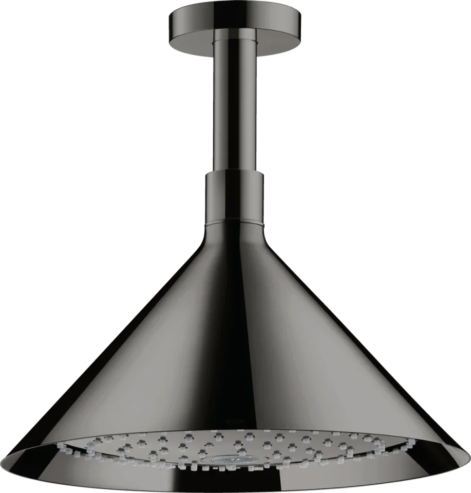 Axor Showers/front Overhead Showers 349 X 349 X 192mm Gunmetal/chrome - Polished product image - Image 1