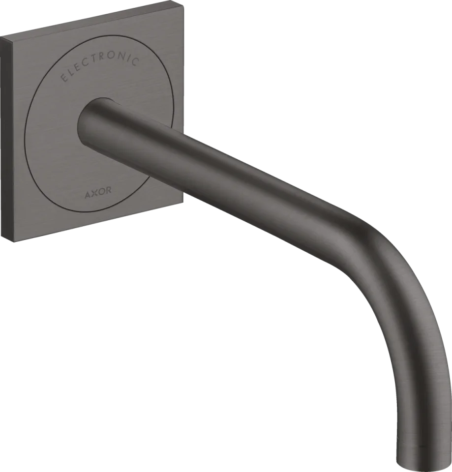 Axor Uno Electronic Taps 397 X 234 X 105mm Gunmetal/chrome - Brushed product image - Image 1