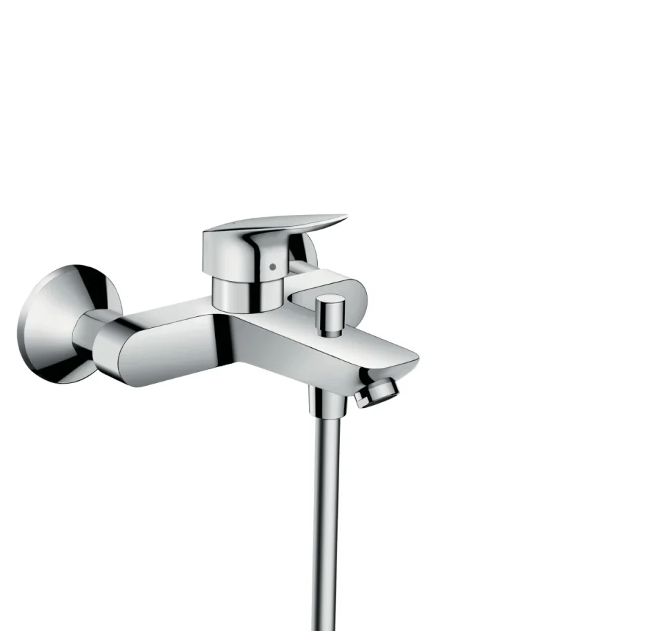 Hansgrohe Logis Bath Mixers Exposed 243 X 193 X 161mm Chrome product image - Image 1
