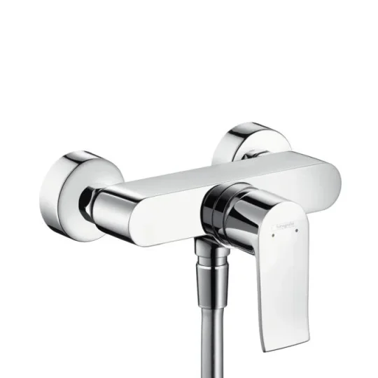 Hansgrohe Metris Shower Mixers Exposed 247 X 203 X 161mm Chrome detail view - Image 2