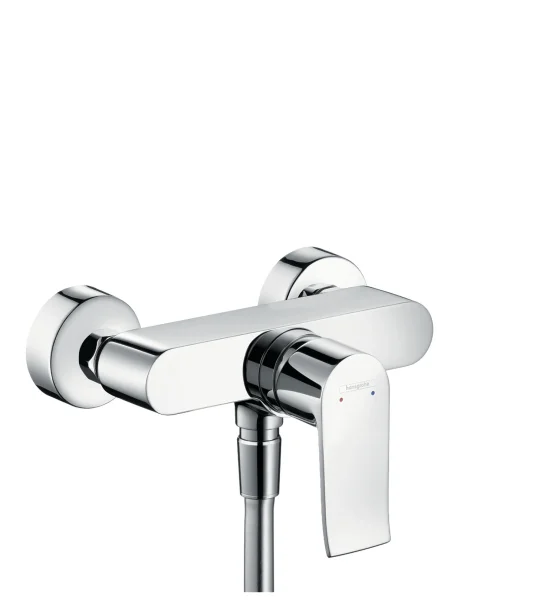 Hansgrohe Metris Single Lever Manual Shower Mixer For Exposed Installation Chrome
