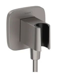 Hansgrohe Fixfit Q Wall Outlet 130 X 110 X 87mm Gunmetal/chrome - Brushed