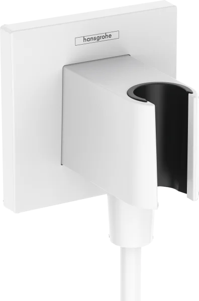 Hansgrohe Fixfit E Wall Outlet 130 X 110 X 87mm White - Matt