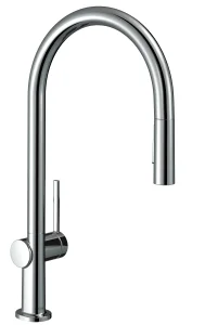 Hansgrohe Talis M54 Single Lever Kitchen Mixer 210 With Pull-out Spray And Sbox, 2 Spray Modes Chrome