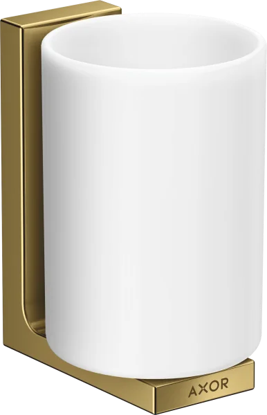 Axor Universal Rectangular Tooth Brush Tumbler 256 X 163 X 102mm Gold - Polished