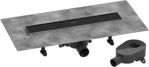 Hansgrohe Raindrain Go Shower Wastes 783 X 163 X 132mm Black - Matt