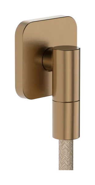 Hansgrohe Fixfit Fine Q Wall Outlet 97 X 83 X 65mm Bronze - Brushed