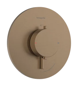 Hansgrohe Ecostat Comfort S Thermostatic Shower Mixer Concealed 262 X 233 X 168mm Bronze - Brushed