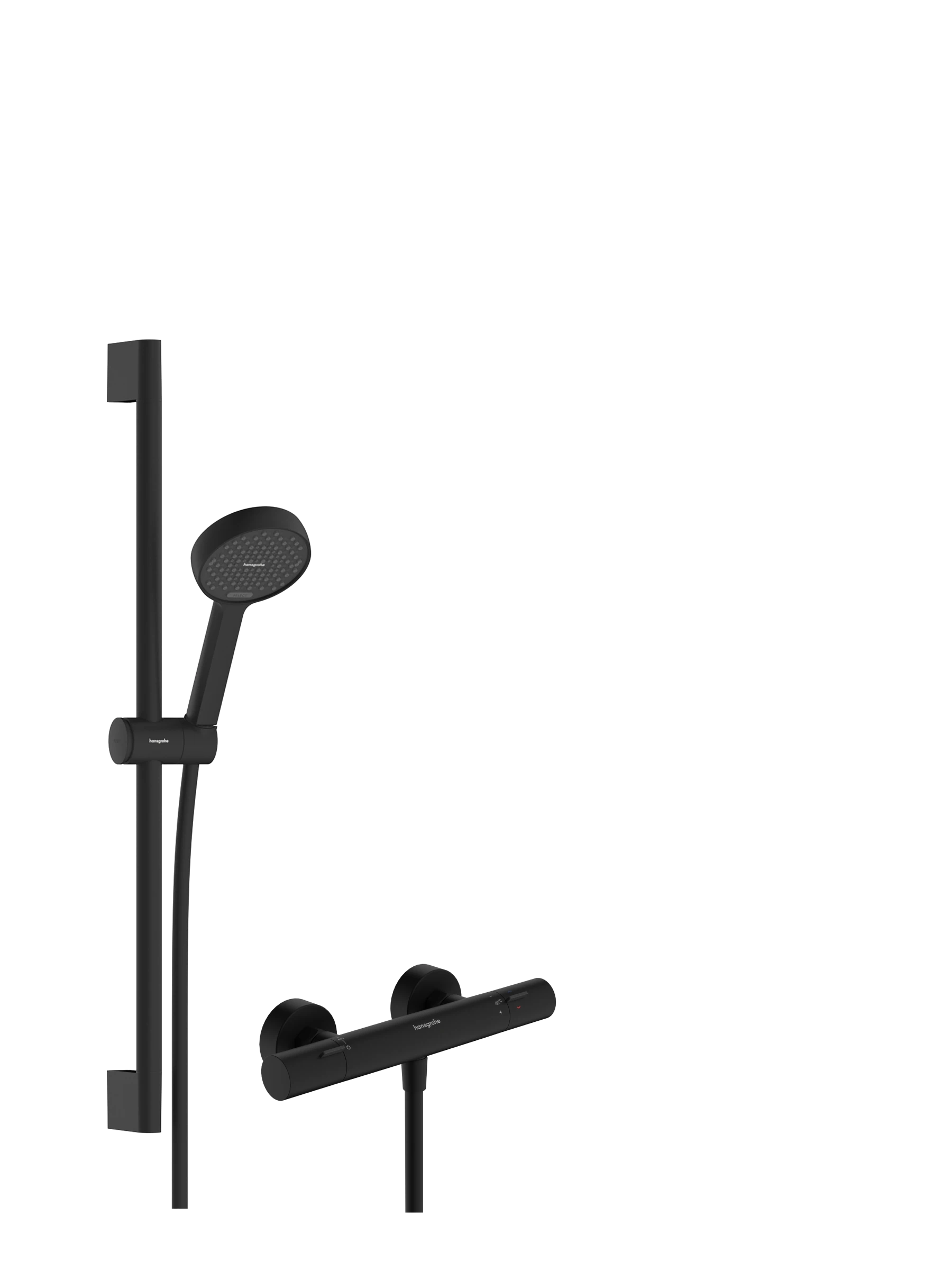 Hansgrohe Activera Select S Shower Combination 775 X 190 X 80mm Black - Matt