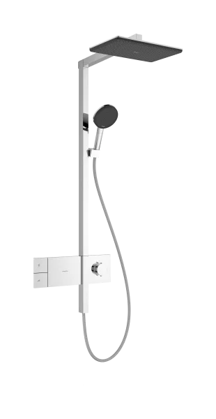Hansgrohe Raindance Alive Q Showerpipes With Thermostatic Mixer 1170 X 350 X 180mm Chrome