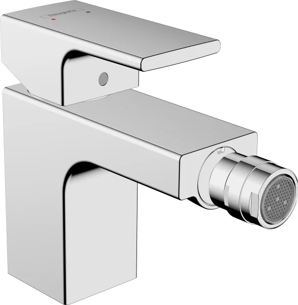 Hansgrohe Vernis Shape Single Lever Bidet Mixer With Pop-up Waste Set Chrome