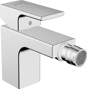Hansgrohe Vernis Shape Single Lever Bidet Mixer With Pop-up Waste Set Chrome