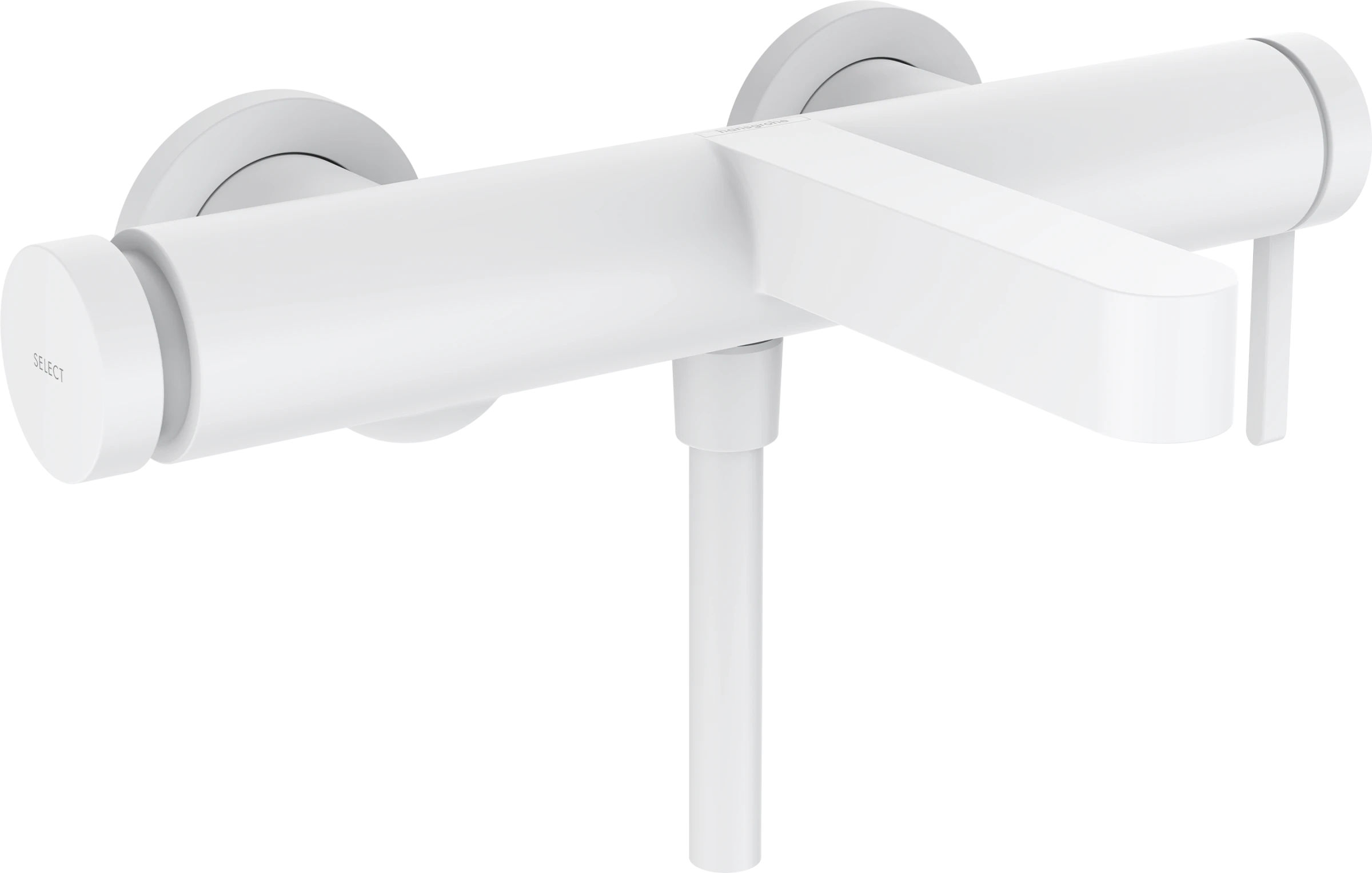 Hansgrohe Finoris Single Lever Bath Mixer For Exposed Installation Matt White
