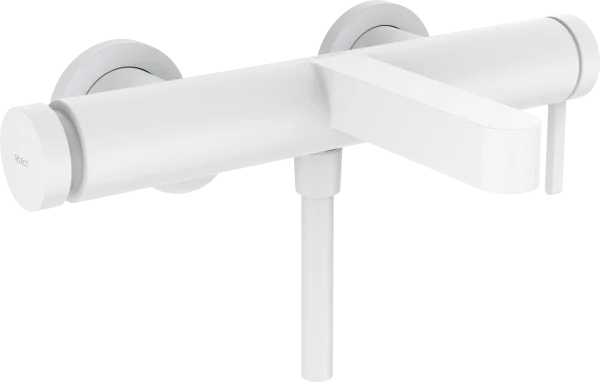 Hansgrohe Finoris Single Lever Bath Mixer For Exposed Installation Matt White