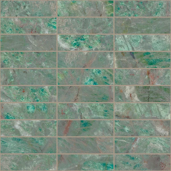 European Tiles Charmo Amazonite Brick Pattern 30 X 30cm Polished Wall Tile (sold Per Piece)