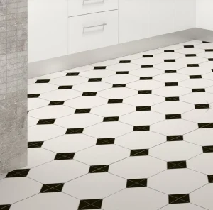 Cubico Chesterton Victorian Chequered Matt Ceramic 450x450mm