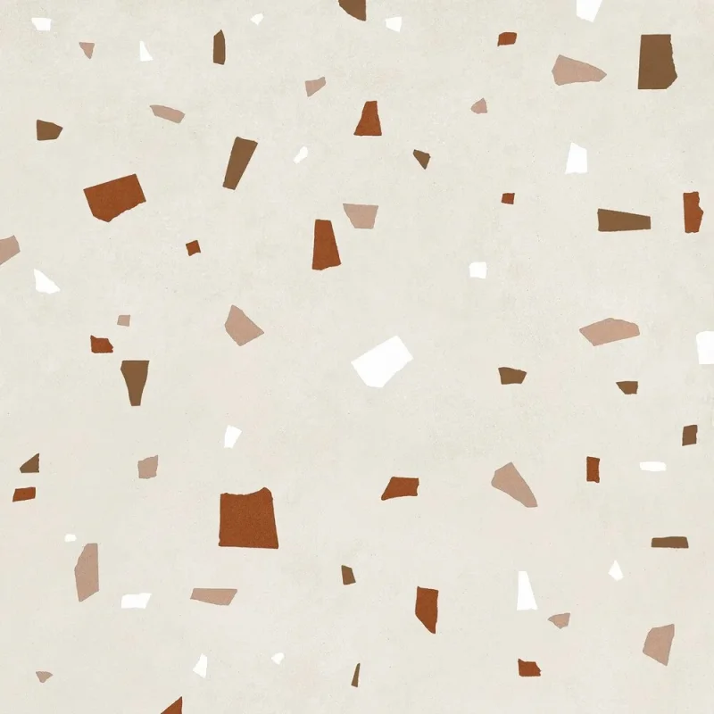 European Tiles Nurture Ivory Shard Matt Wall & Floor Tile 80x80cm product image - Image 1