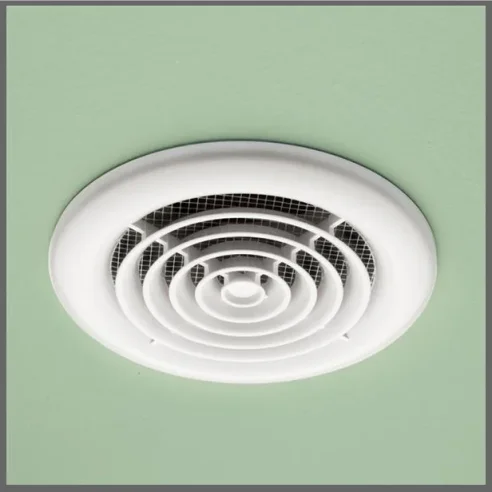 Hib Turbo Inline Fan, White - Non Illuminated 14.5 X D1.5cm product image - Image 1