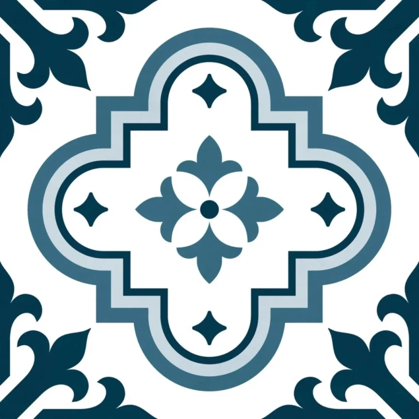 European Tiles Mediterraneo Teulada Matt Floor & Wall Tile 20x20cm product image - Image 1