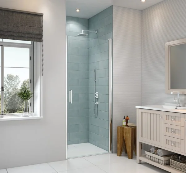 Merlyn 8 Series Frameless Pivot Showerwall 760mm