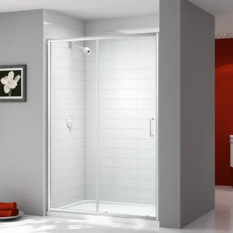 Merlyn Ionic Express Sliding Door 1100mm detail view - Image 2