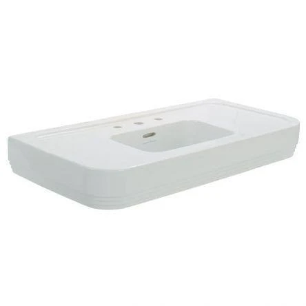 Lefroy Brooks Belle Aire 100cm Console Basin 3 Tap Holes - White