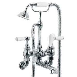 Lefroy Brooks Classic White Lever W/m Bsm - Chrome