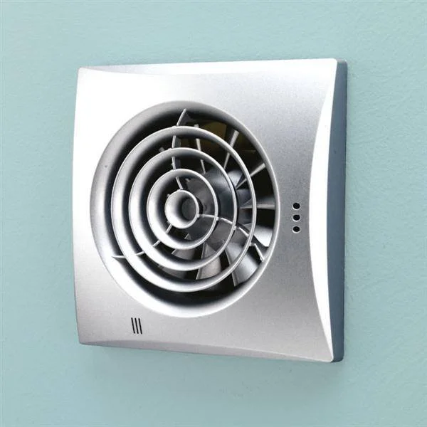 Hib Hush T Fan, Matt Silver 15.8 X D3