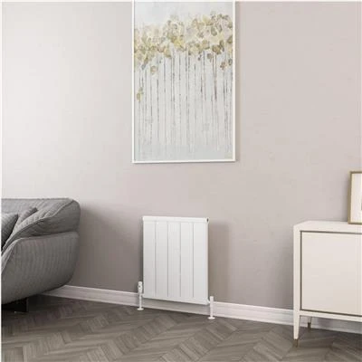 Eastbrook Kingswood Slimline 600 X 510 Aluminium Radiator Matt White