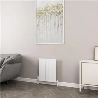 Eastbrook Kingswood Slimline 600 X 510 Aluminium Radiator Matt White product image - Image 1