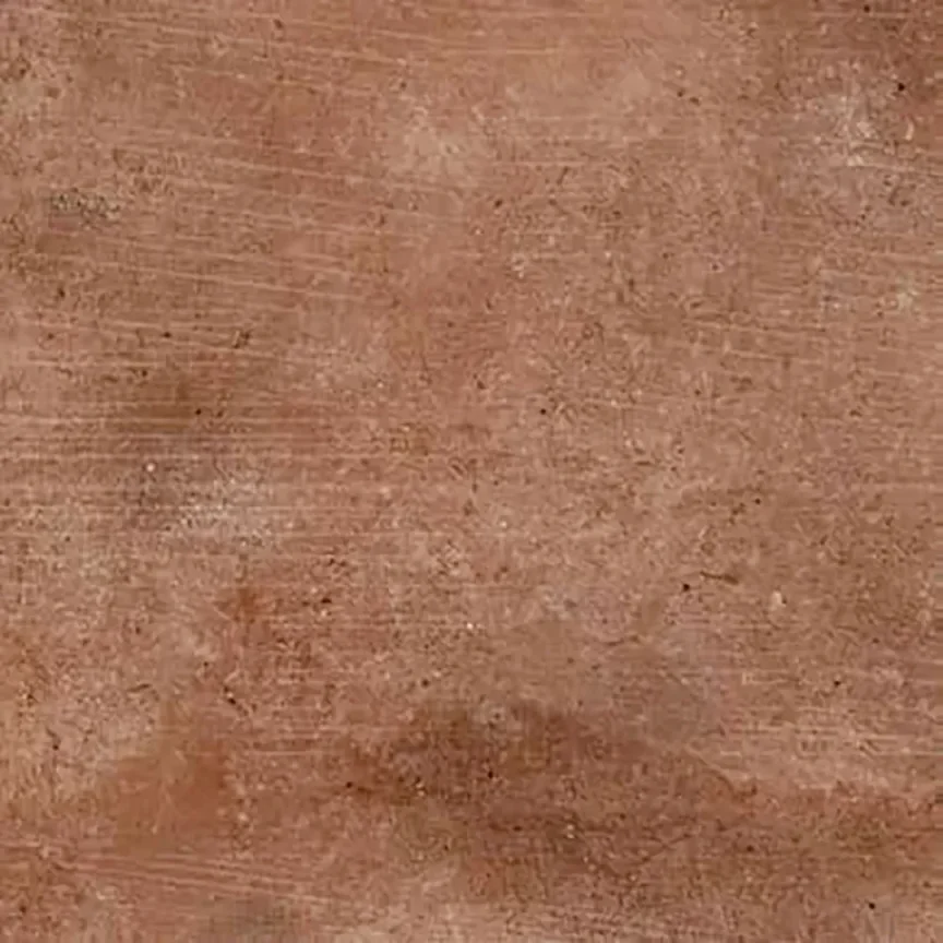 European Tiles Cotto Brown Terracotta Matt Porcelain Floor Tile 20x20cm detail view - Image 2