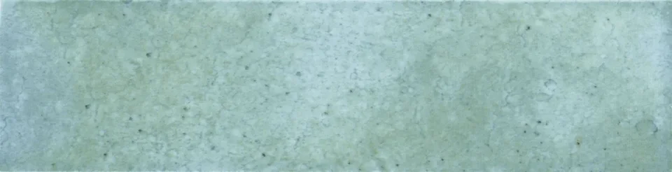 European Tiles Tokio Salton Green/blue Plain Textured Porcelain Glossy Wall Tile 7.5 X 30cm detail view - Image 4