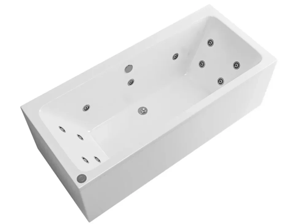 Eastbrook Portland De 1700x750 (440) C/w 14 Jet Whirlpool Beauforte White product image - Image 1