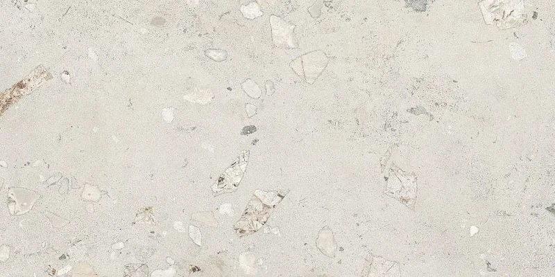 European Tiles Concrete White Pebble Matt Wall & Floor Tile 120x60cm detail view - Image 6