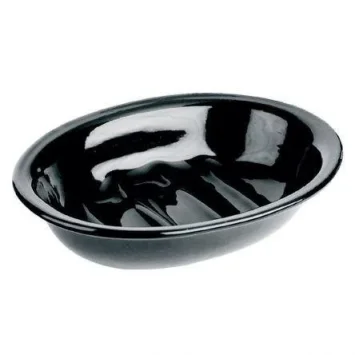Lefroy Brooks Classic Free Standing Black China Soap Dish product image - Image 1