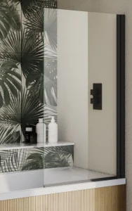 Cubico Modus Single Bathscreen Black