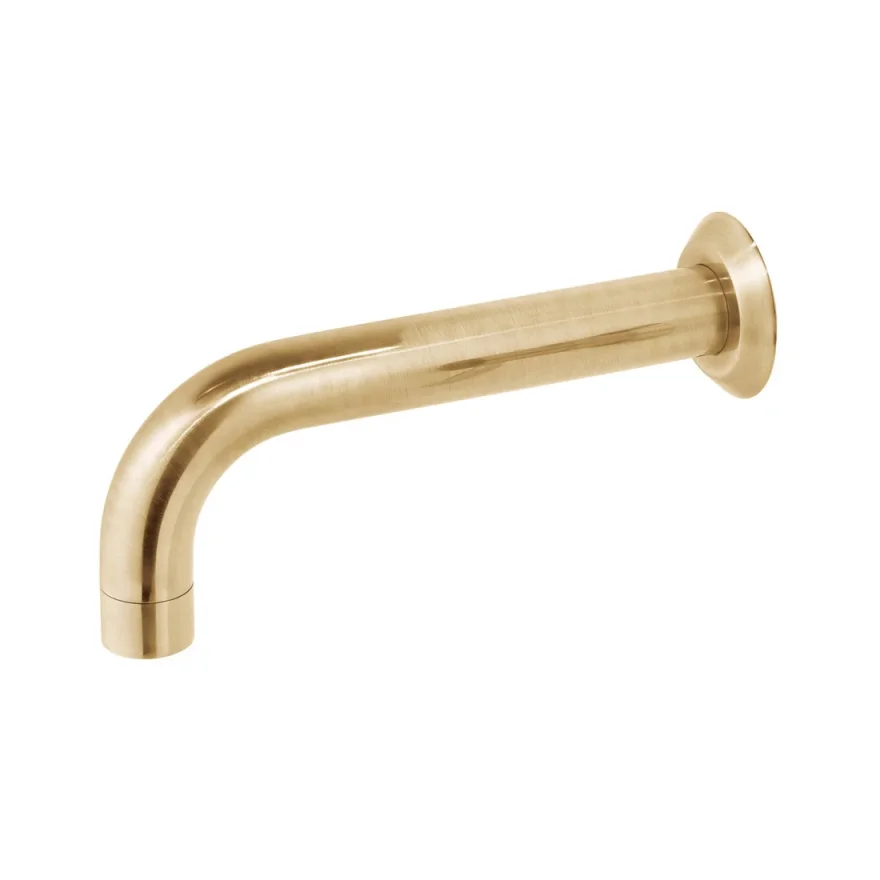 Vado Individual Origins Wall Mounted Bath Spout Brushed Gold product image - Image 1