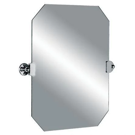 Lefroy Brooks Classic Edwardian Octagonal Tilting Mirror - Chrome
